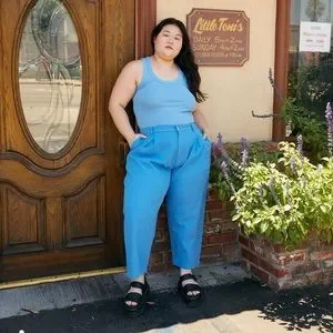 BIG BUD PRESS GREEK BLUE PETITE TROUSERS 3XL